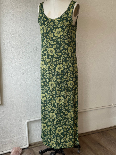 Vintage Floral Maxi Dress