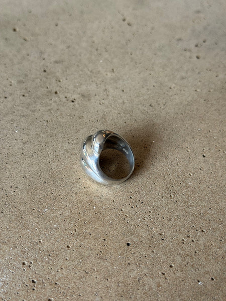 Vintage Sterling Silver Spiral Ring