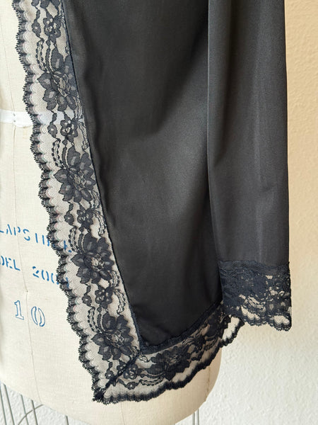 Vintage Black Lace Cardigan