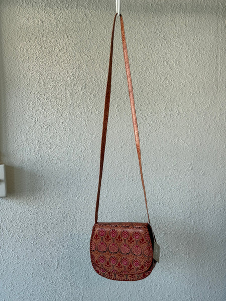 Vintage Printed Leather Bag