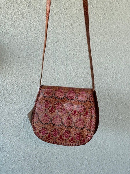 Vintage Printed Leather Bag