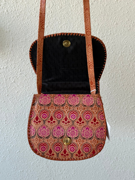 Vintage Printed Leather Bag