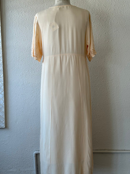 Vintage Embroidered Maxi Dress