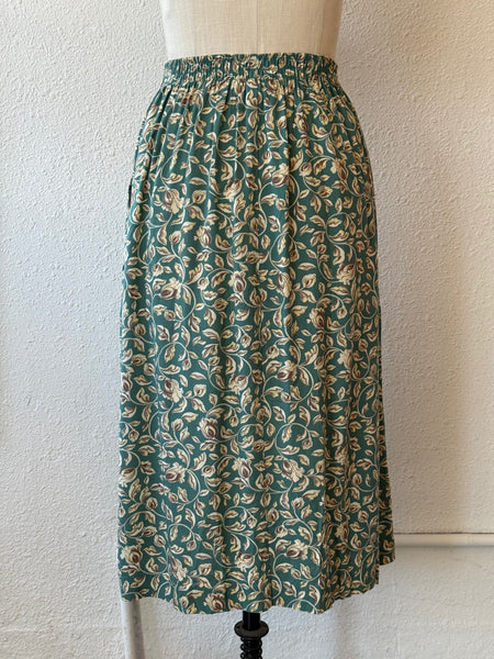 Vintage Floral Skirt