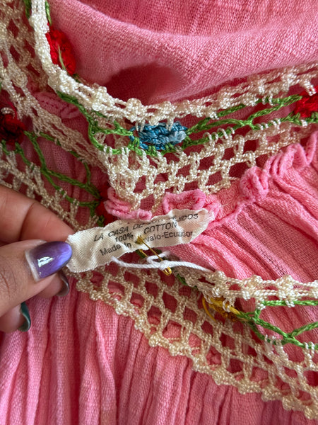 Vintage Crochet Dress