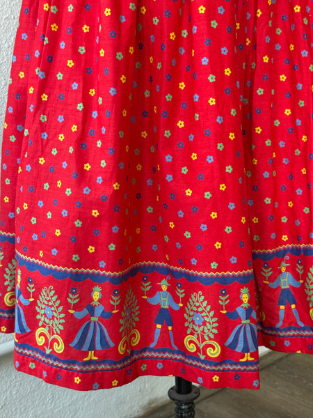 Vintage Floral Skirt