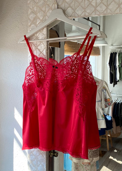 Vintage Red Cami
