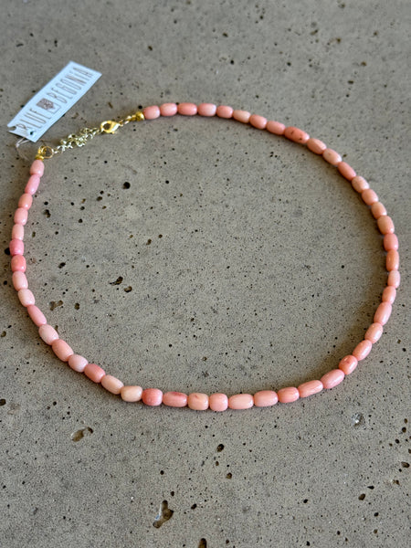 Coral Beaded Necklace