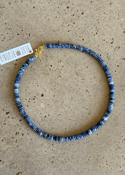 Sodalite Beaded Necklace - 6mm