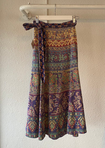 Vintage Wrap Skirt