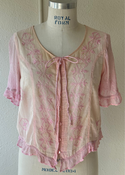Vintage Embroidered Blouse