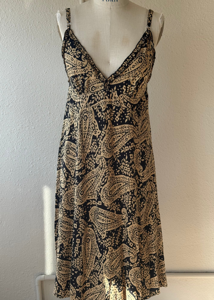 Vintage Paisley Dress