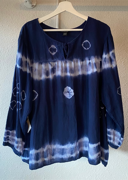 Vintage Tie Dye Blouse