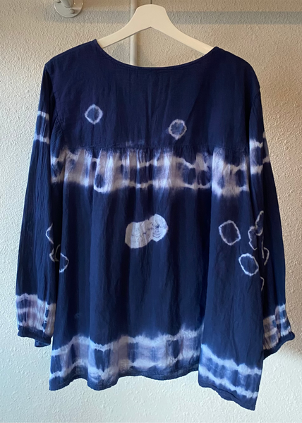 Vintage Tie Dye Blouse