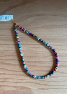 Rainbow Beaded Necklace