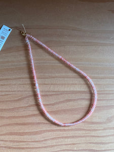 Strawberry Quartz Beaded Necklace