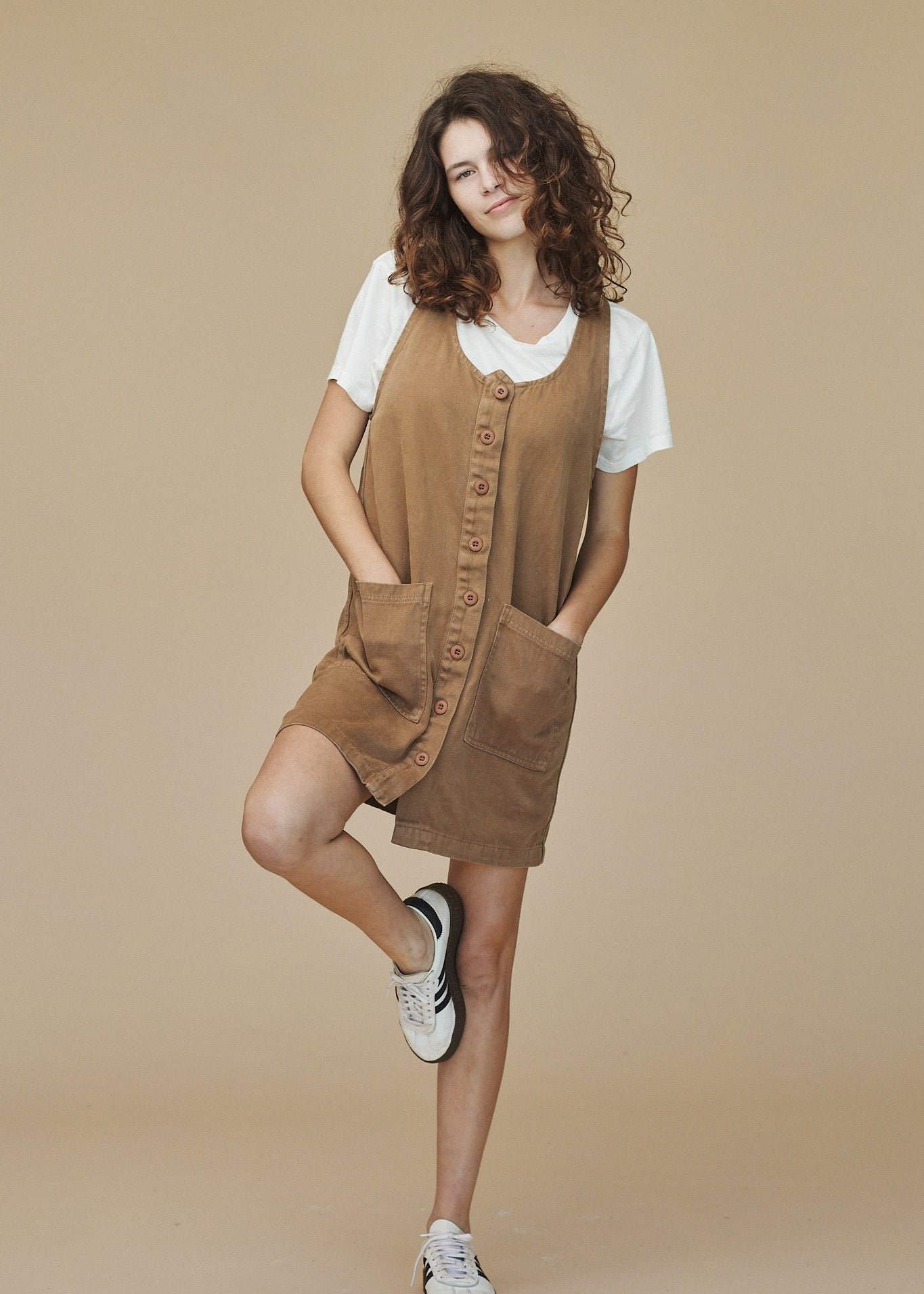 Jumper Dress - Coyote