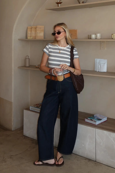 Gigi Barrel Jean - Super Rinse