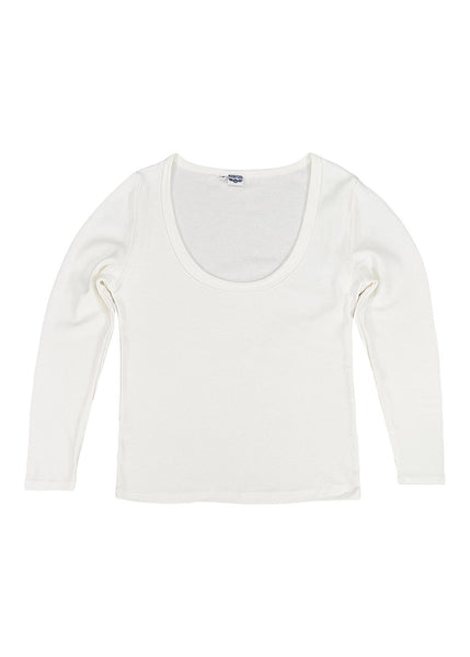 Paseo Long Sleeve Tee - Washed White