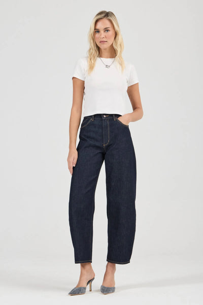 Gigi Barrel Jean - Super Rinse