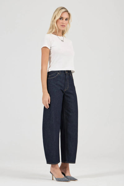 Gigi Barrel Jean - Super Rinse