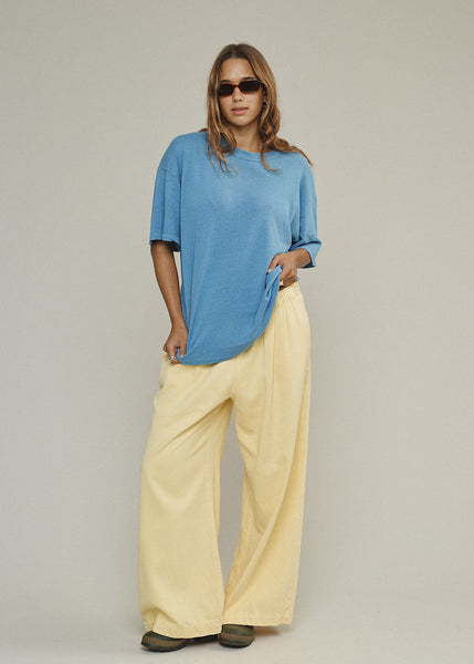 Vernon Oversized Tee - Blue Heaven