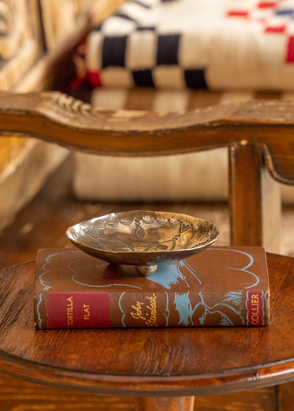 Silver Stamped Dish