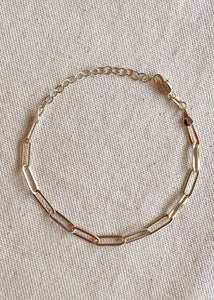 Classic Paperclip Bracelet - 7"