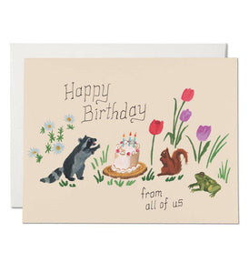 Critter Birthday Card