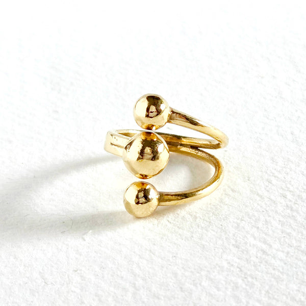 3 Sphere Ring