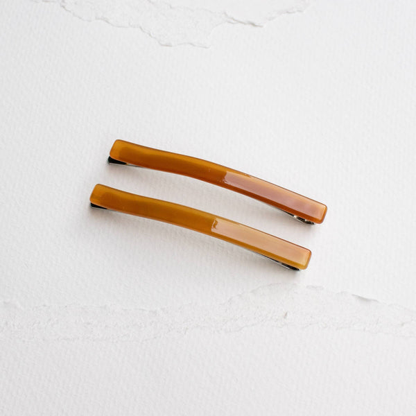 Tiepology - Eco Simple Hair Bobby Pin Set: Red
