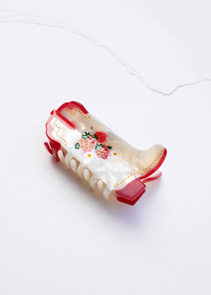 Strawberry Cowboy Boot Clip