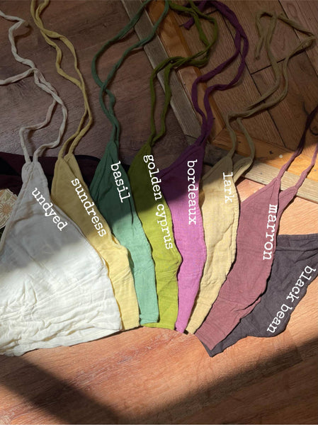 Organic Cotton Bamboo Halter