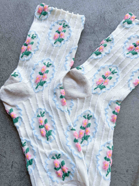 Lace Garden Socks
