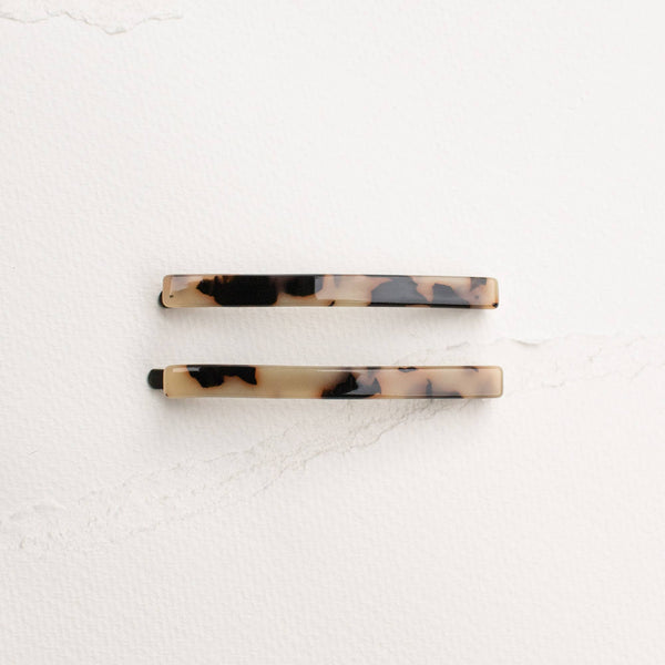 Tiepology - Eco Simple Hair Bobby Pin Set: Red