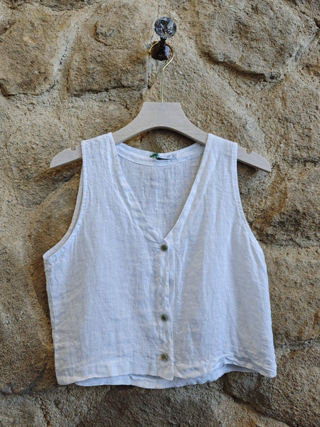 Linen Vest
