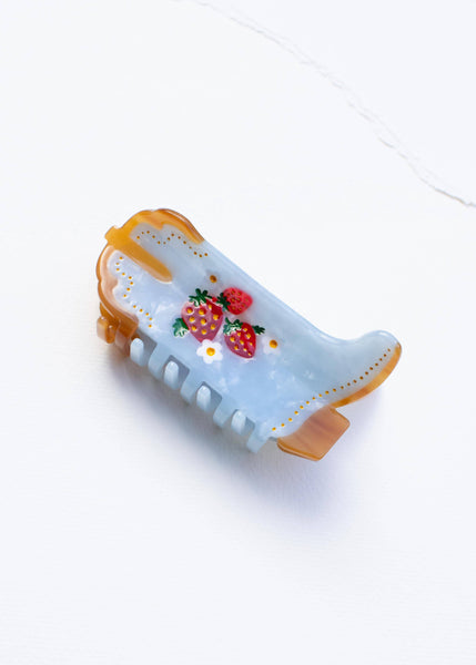 Strawberry Cowboy Boot Clip