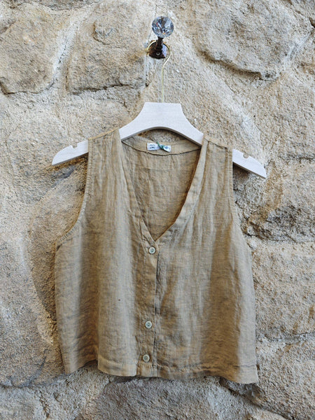 Linen Vest
