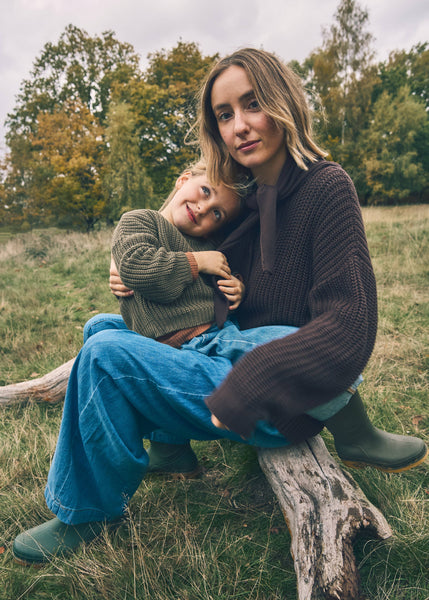 Chunky Knit Sweater - Chocolate