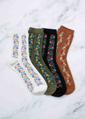Aahana Floral Socks