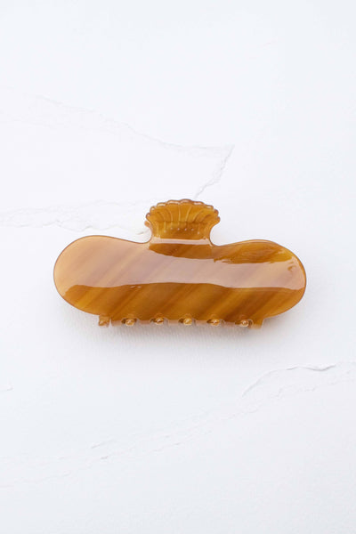 Antique Shell Hair Claw Clip