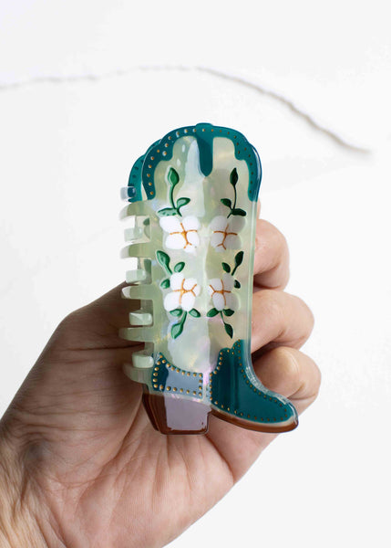 Floral Western Boot Clip