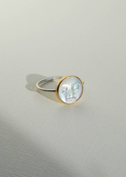 Pearl Moon Ring