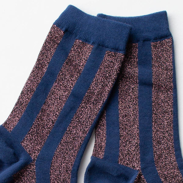 Glitter Striped Socks