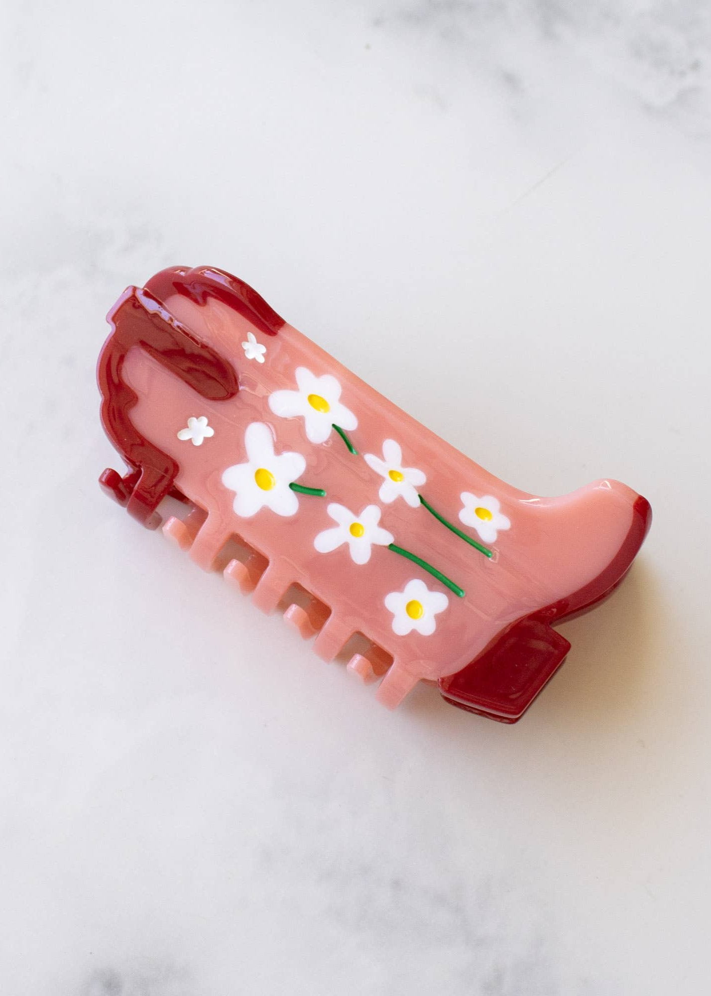 Daisy Cowboy Boot Hair Clip