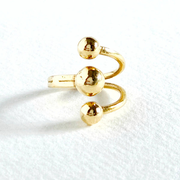 3 Sphere Ring