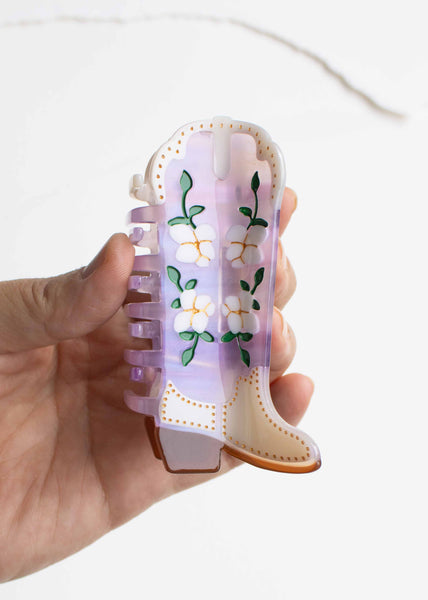 Floral Western Boot Clip