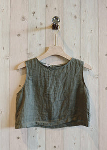Mira Top - Khaki Green