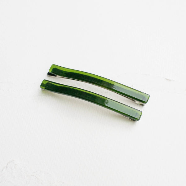 Tiepology - Eco Simple Hair Bobby Pin Set: Red
