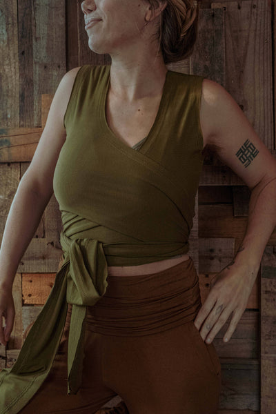 Goddess Wrap Tank